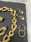 Antique Junk Drawer Jewelry Lot Necklace Cuff Bracelet Earrings Rings Monet