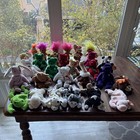 Ty Beanie Babies Vintage Mixed Lot Plush Stuffed Animals 1998-99   6 Troll Dolls