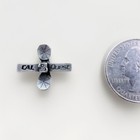 Vintage Cal Quest Space Satellite 3d Metal Lapel Hat Pin Ar