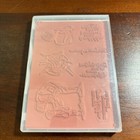 New Stampin  Up  Treasures Of Life Cling Stamp Set Of 7 154519