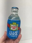 Rare Vintage Nos Unopened Canada Dry  Club Soda Bottle Styrofoam Label 70s 170ml