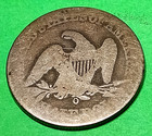 1842-o 50c Seated Liberty Half Dollar  Attractive Ag Low Mintage