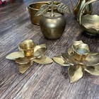 Vintage Solid Brass copper Bundle Lot Decorative Collectable Metalware