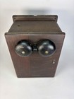 Antique Western Electric Wood Telephone Ringer Bell Box Twin Bell Parts Pre 1930