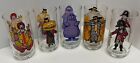 Vintage 1977 Mcdonalds Collectors Series Glasses Drinkware Set Of 5