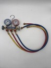 Yellow Jacket Ac Test Charging Manifold Gauges Hoses R-12 R-22 R-502