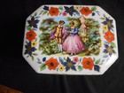 Beautiful Daher Tin  Floral  Butterfly  Made In England  Hinged Lid  Tin Box