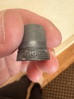    lot Of 2 Antique Sterling Silver Thimbles Early 1900   s    