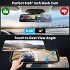 Rear View Mirror Camera  Mirror Dash Cam For Car 1080p Front   Rear Mirror Ca   