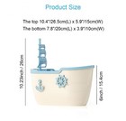 Sailboat Toilet Roll Paper Holder Wall Mounted Self Adhesive Tissue Box Cover   