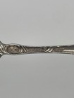 Les Cinq Fleurs Soup Bullion Spoon Sterling  reed   Barton Art Nouveau 0 6 Oz