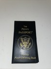 Souvenir Penny Passport Elongated Coin Collection Book With Assorted Coins