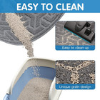 Cat Litter Mat  Litter Trapping Mat Soft On Kitty Paws  Large Litter Box Mat    