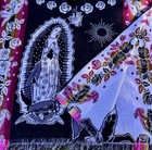 Our Lady Of Guadalupe Alpaca Poncho unisex  One Size  Lightweight  Very Soft 