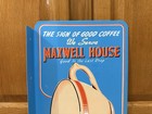 Maxwell House Coffee Flange Sign Kitchen Double Sided Vintage Style Wall Decor