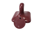 Vintage Ceramic Tile Robe Hook Towel Hanger Purple Mauve Classic Color 343