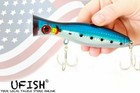 Saltwater Popper Fishing Lure Popper Bass Bait Large Surface Tuna Floating
