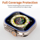 For Apple Watch Ultra 2 Tempered Glass Screen Protector 49mm Full Cover Iwatch