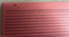 10 Pink Ibm Computer Punch Cards 1970 s Globe 1 Standard Form 5081 Vintage Cool