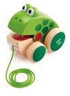 Hape Frog Pull Along Toy Wooden Toddler Toy For Crawling And Walking Adventures