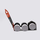 Gsi Outdoors Waterproof Spice Rack For Camping  set Of 3 