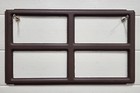 Clopay Brand Door Garage Chocolate Colonial 509 Set 8 Window Inserts short Panel