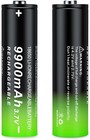 2 Pack 3 7 Volt 18650 Rechargeable Batteries High Capacity 9900 Mah Free Shippin