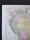 Antique 1854 Mitchell s Map Of South America Engraved By J h  Young