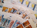 100 Sheets Postage Topic  Ships Diff Countries Resell Collect Craft No Dups