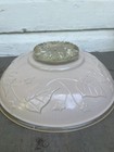 Vintage Antique Art Deco Ceiling Light Fixture Pendant Glass Base