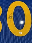 Steph Curry Signed   Framed Jersey Golden State Warriors With Coa Autographed