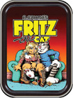 Fritz The Cat - R  Crumb Stash Tin Storage Container 4 37  L X 3 5  W X 1  H