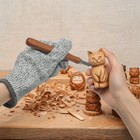 16pcs Wood Carving Tool Wood Chisel Carving Strop Board Kits W  Storage Bag