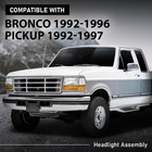 For Ford Bronco F150 1992 1996 F250 F350 1992 1997 6pcs Set Headlights Fo2521114
