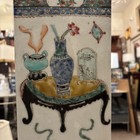 Rare 19th Century Chinese Square  Vase Porcelain Tongzhi Dynasty 1800   s
