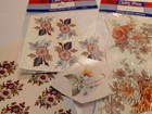 Vtg Color Brite Water Slide Ceramic Decals Assorted Flowers Holly Lot Of 51