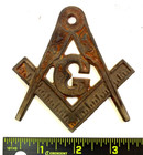 Masonic Symbol  Plaque rare antique a c  Williams Co   Acw Co  Ravenna free Ship