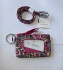 Vera Bradley Zip Id Case And Lanyard In Sunburst Floral  nwt 