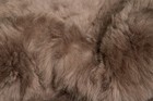 Natural Icelandic Sheepskin Single Short-haired Rug   Taupe   2 x3 