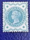 Great Britain 1900 1 2 Penny   1sh Postage   Revenue Stamps Scott 125   126