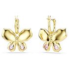 Swarovski Idyllia Drop-shaped Earrings Mixed-cut  Set With Gemstones  Butterfly