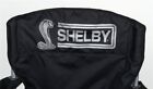 Shelby Super Snake Cobra Logo Black Folding Chair - Ford Mustang Gt500 Gt350 Svt
