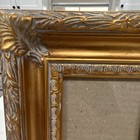 Ornate Gold Victorian Style Wood Photo Frame 10 5 X 7 In Floral Matte