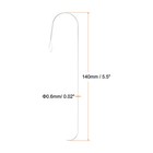 5pcs Big Eye Beading Pin 5 5 Inch Long Curved Beading Needles With Handle