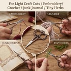 Vintage European Style Scissors For Embroidery  Sewing  Craft  Art
