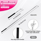 2 Pcs Finger Pointer Sticks For Teachers     Classroom Presentation Tool  black 