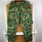 Vintage 1968 Erdl Camo Pants Jungle Camouflage Poplin Size Medium 32x26 Vietnam