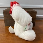 Fisher Price Puffalump White Dog Candy Cane Plush Stuffed Animal 