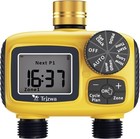 Brass Swivel Garden Hose Timer 2-zone Automatic Irrigation Controller For Yard