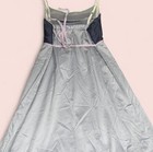 Simply Vera Vera Wang Slip Dress L Gray Black Regular Size